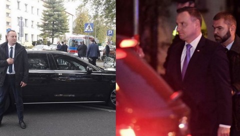 Prezydent odwiedził w szpitalu potrąconego chłopca. Dał mu pluszowego misia