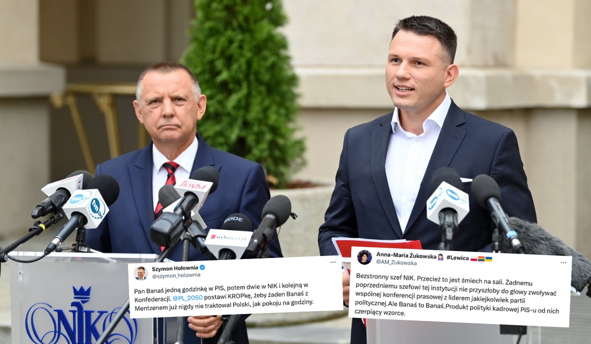 Po konferencji z Mentzenem Banasia chce zdymisjonować i PiS, i opozycja