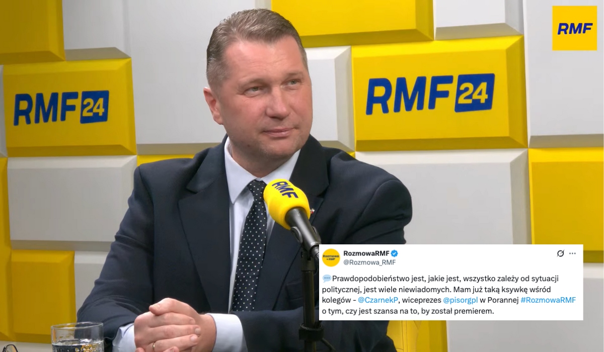 Czarnek: nie mogę wykluczyć, że będę premierem, mam już taką ksywkę