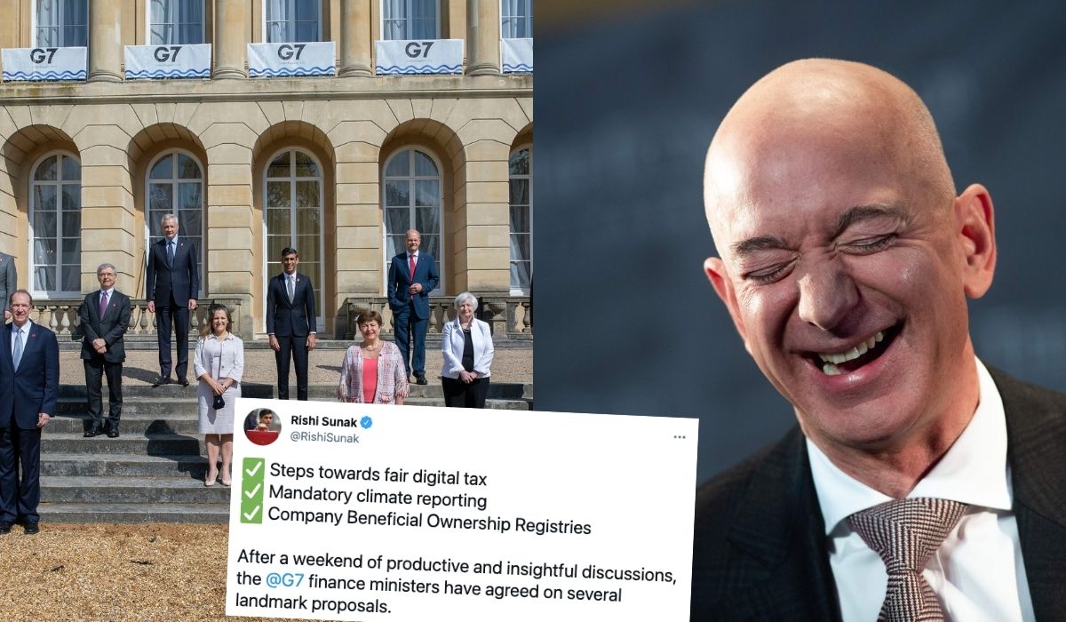 Państwa G7 dogadały się w sprawie globalnego podatku od cyfrowych gigantów