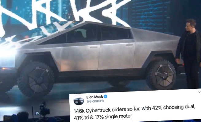 Elon Musk: zamówiono już 146 tysięcy Cybertrucków