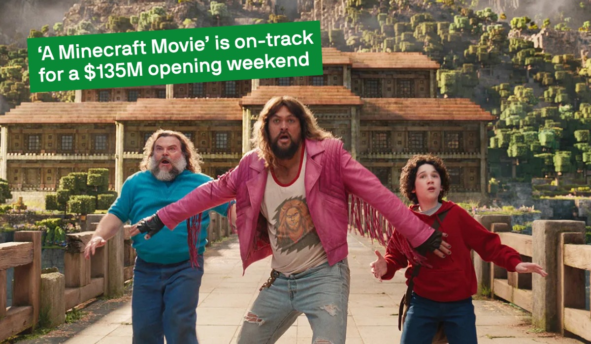 "A Minecraft Movie" zaliczył w USA najlepsze otwarcie roku, choć kino traci na popularności