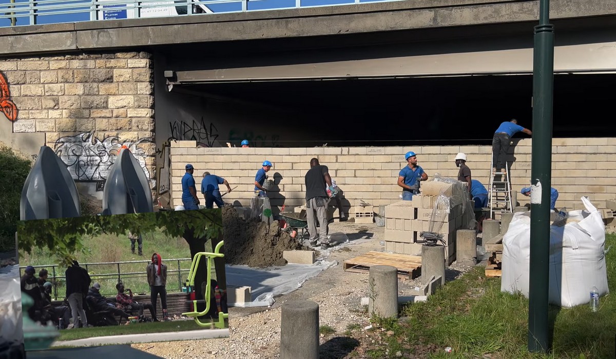 Francja: na obrzeżach Paryża wybudowano mur, żeby utrudnić narkomanom wejście do miasta