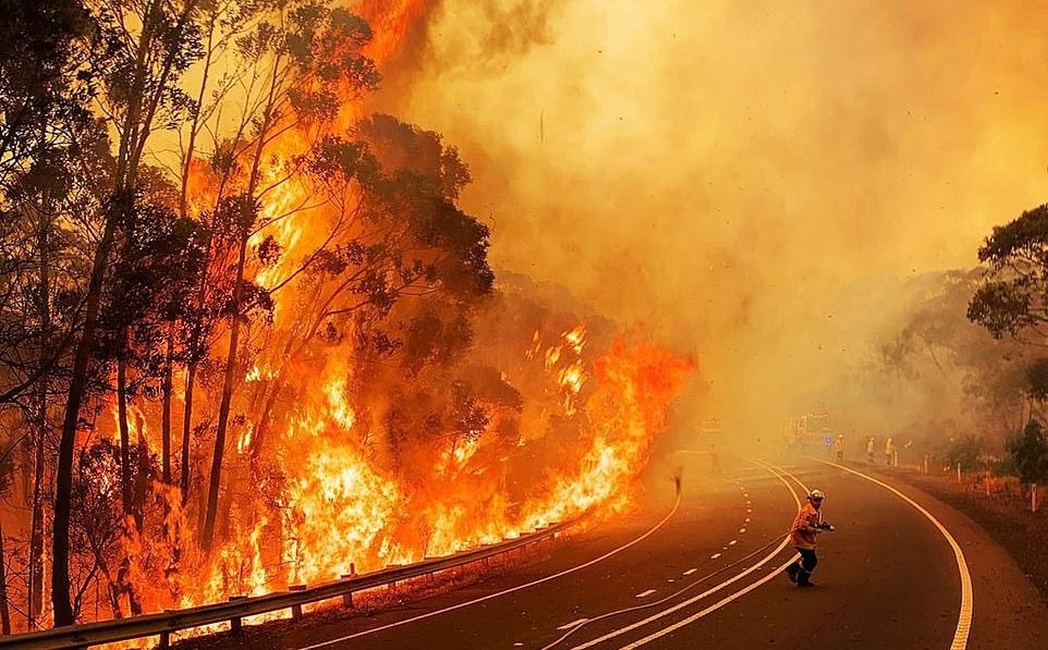 Australia: prawie 50 stopni w Sydney, w ewakuacji po raz pierwszy pomagają rezerwiści