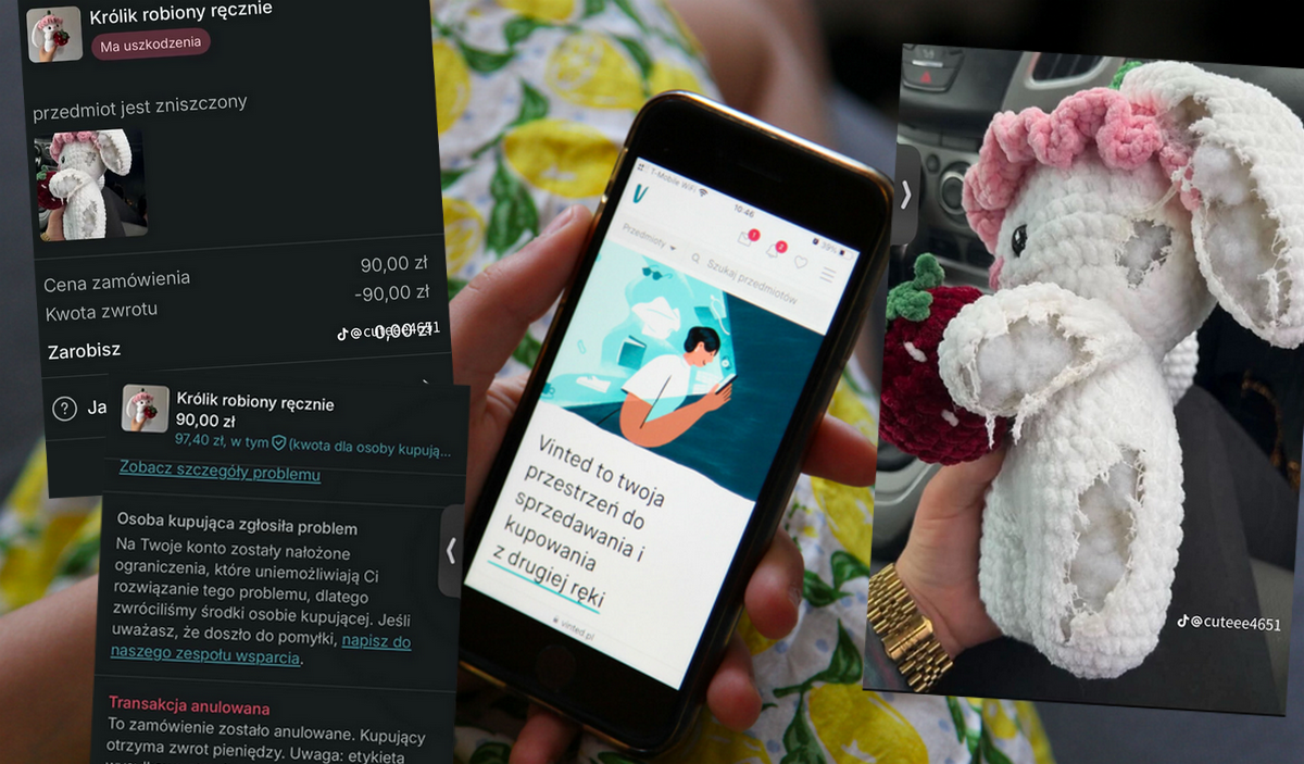 Ujawniono kolejne oszustwa na Vinted, zamówiony towar jest "uszkadzany" w AI