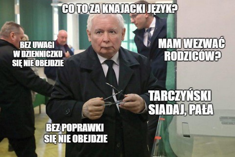 Niezbyt przyjemna dla posłów godzina wychowawcza z prezesem PiS