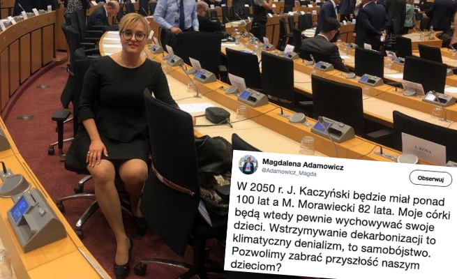 Magdalena Adamowicz: wstrzymywanie dekarbonizacji to samob*jstwo