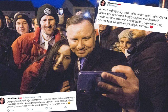 Na spotkaniu z prezydentem pojawiła się psychofanka, która chce go tylko dla siebie