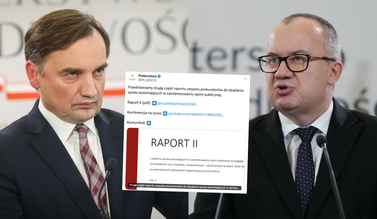 Raport: na 400 śledztw z czasów Ziobry w 233 znaleziono nieprawidłowości