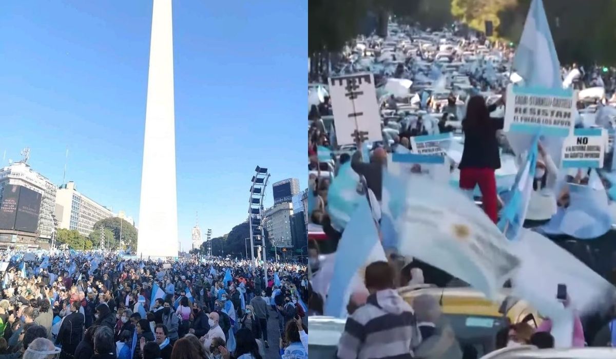 Argentyńczycy protestują przeciwko restrykcjom, masowe demonstracje w Buenos Aires