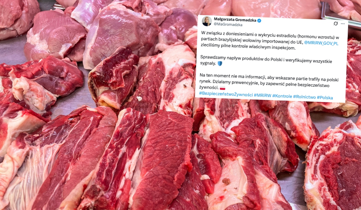 Okazało się, że partia wołowiny z Brazylii zawierała hormon wzrostu, Komisja Europejska zaostrza kontole