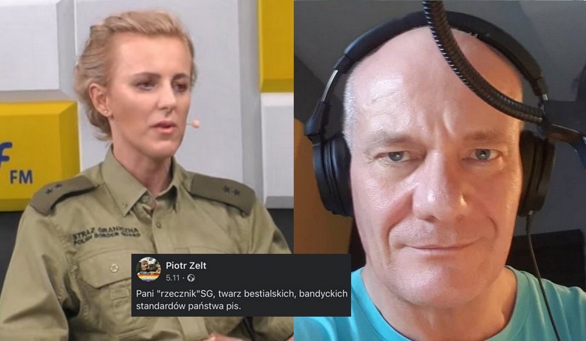 Opolska policja zrywa współpracę z Piotrem Zeltem za jego wpis na Facebooku o rzeczniczce straży granicznej