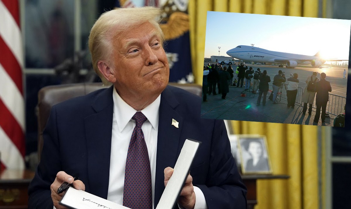 Pentagon postanowił przyjąć luksusowy samolot, który Katarczycy podarowali Trumpowi