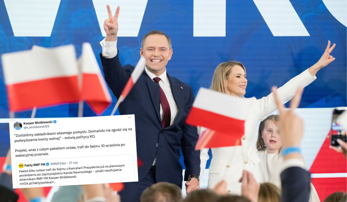 Nawrocki chce mocno zacząć i od razu po zaprzysiężeniu przedstawić swój pakiet ustaw