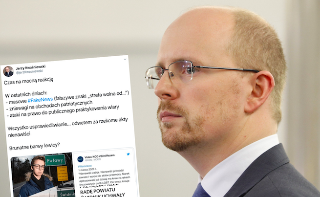 Prezes Ordo Iuris wzywa do "mocnej reakcji" na nieprawdziwe tabliczki prawdziwych stref wolnych od LGBT