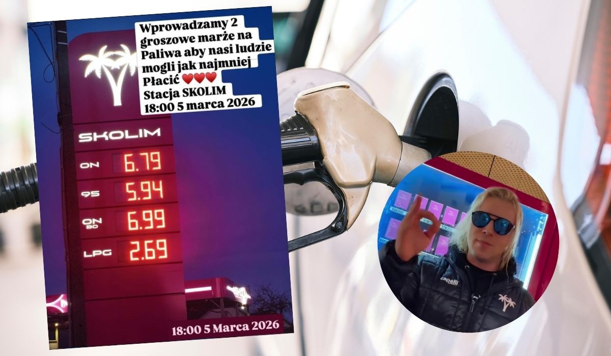 Skolim został szejkiem Podlasia, przez minimalną marżę oferuje taniutkie paliwo na swojej stacji