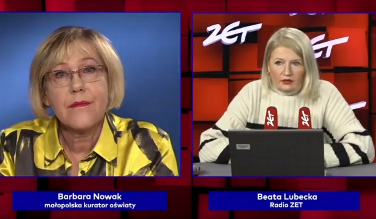 Barbara Nowak, kurator oświaty i prominentna polityczka na luzaku nazwała sobie szczepionki "eksperymentem"