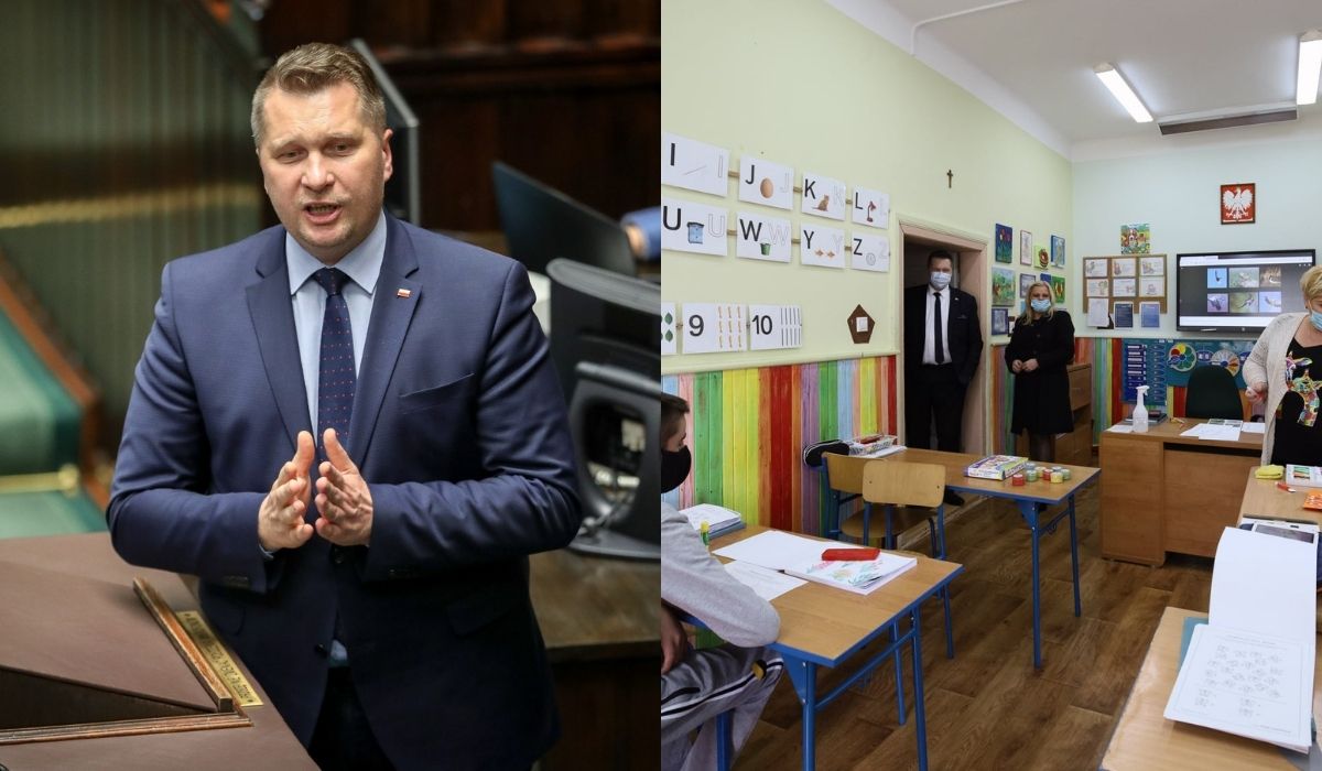 Czarnek zapewnia, że "w szkołach nie ma wysokiej transmisji wirusa", ale to dobrze, że są zamknięte, bo ograniczają mobilność wirusa