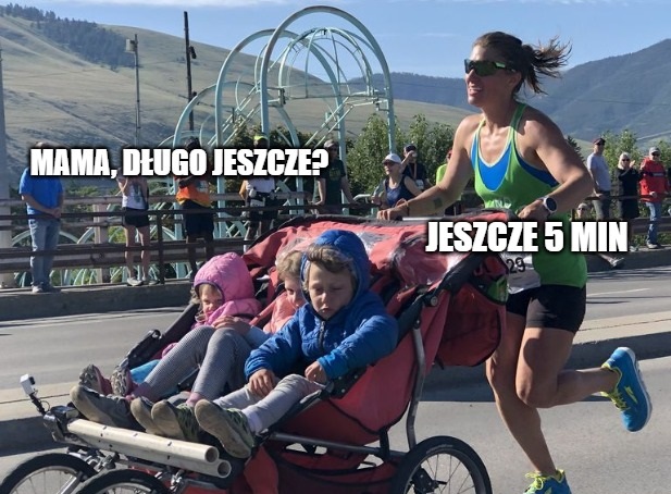 USA: mama przebiegła maraton w 3 g 11 min pchając wózek z trójką swoich dzieci