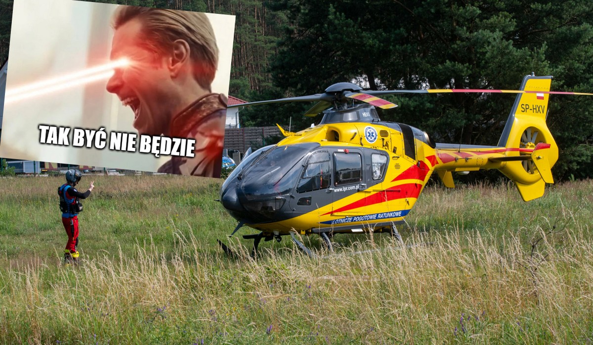 Służby namierzyły 13-latka, który bawiąc się laserem oślepił pilota śmigłowca LPR