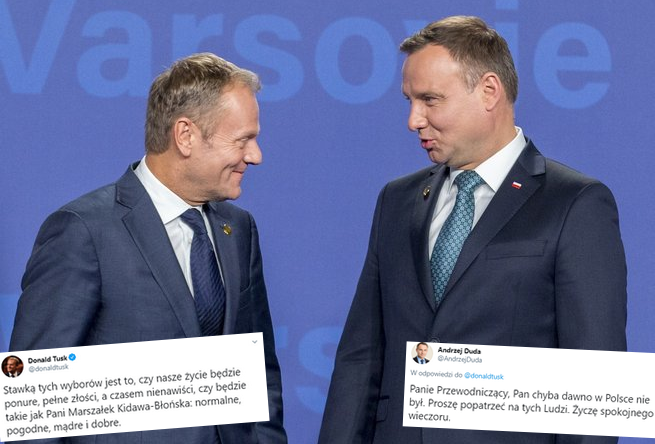 Duda odpowiada Tuskowi: pan chyba dawno w Polsce nie był