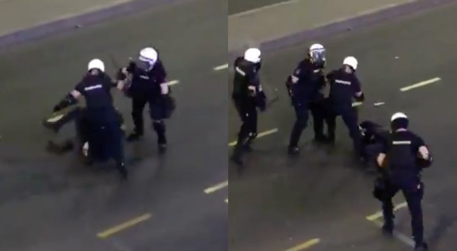 Serbia: zamieszki i protesty, które policja gasi ile pała dała