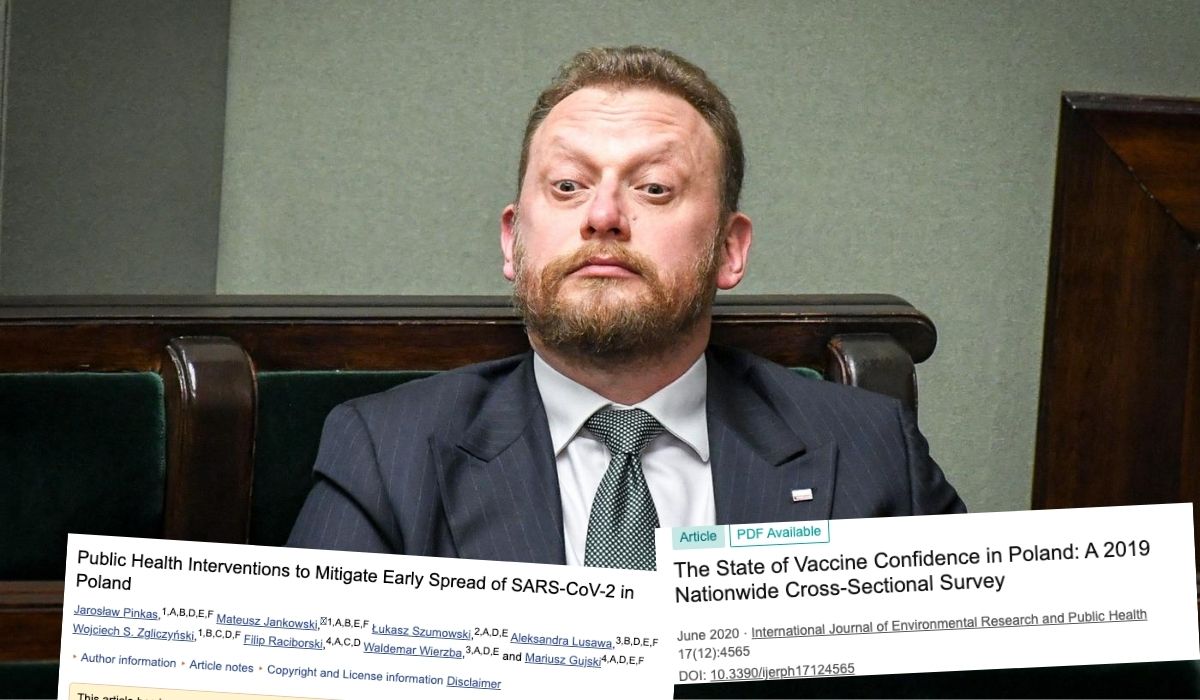 Minister Szumowski w trakcie walki z pandemią znalazł czas na pisanie artykułów