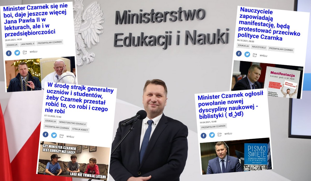 Czarnek po roku ministrowania przyznaje, że "wszystko" było sukcesem
