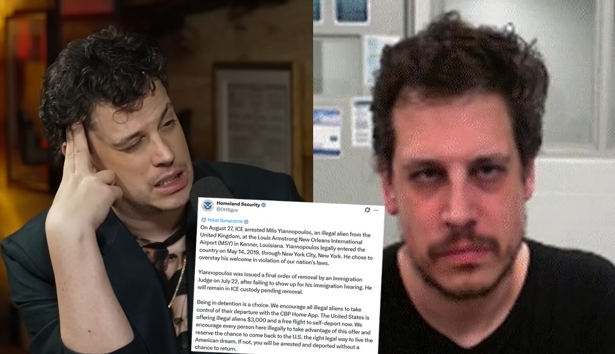 USA: gwiazdor prawicy, Milo Yiannopoulos, został zatrzymany przez ICE i deportowany