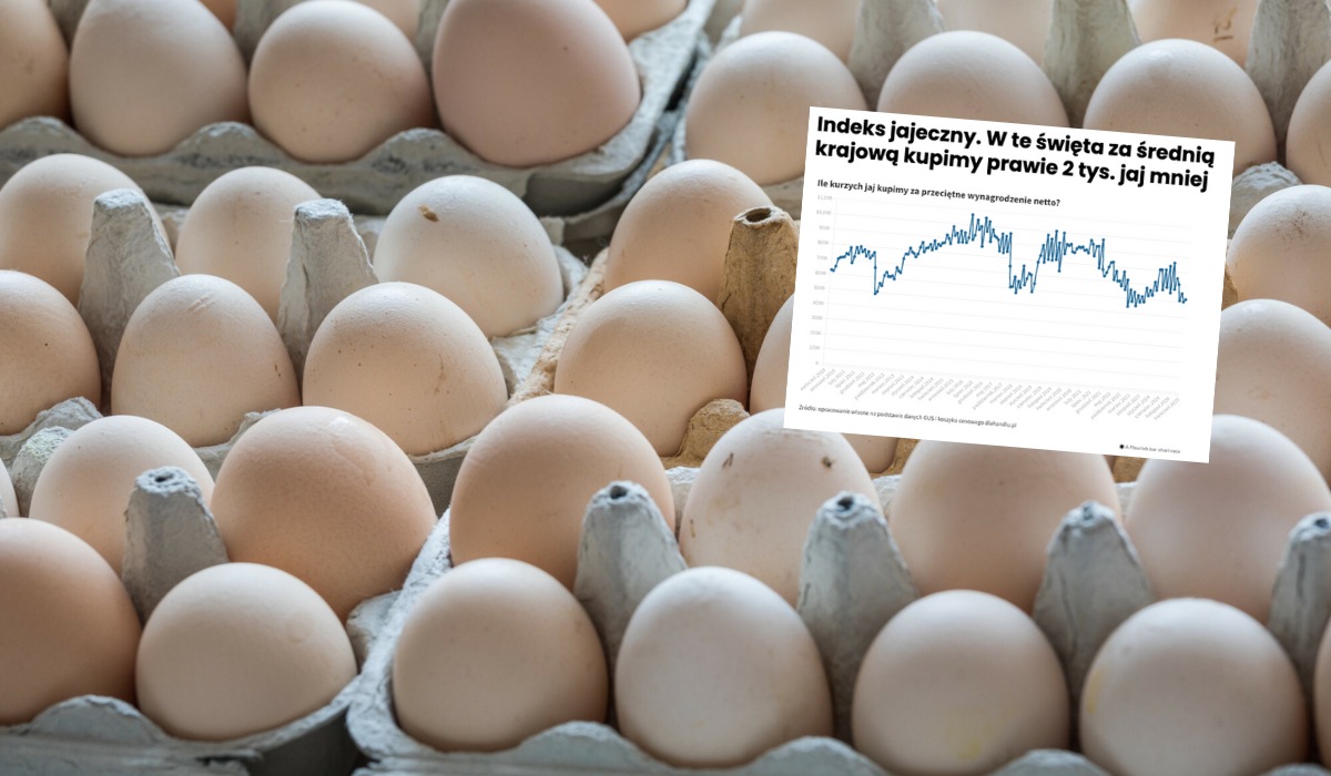 Indeks jajeczny okrutny dla polskiej kieszeni, stać nas na coraz mniej jaj