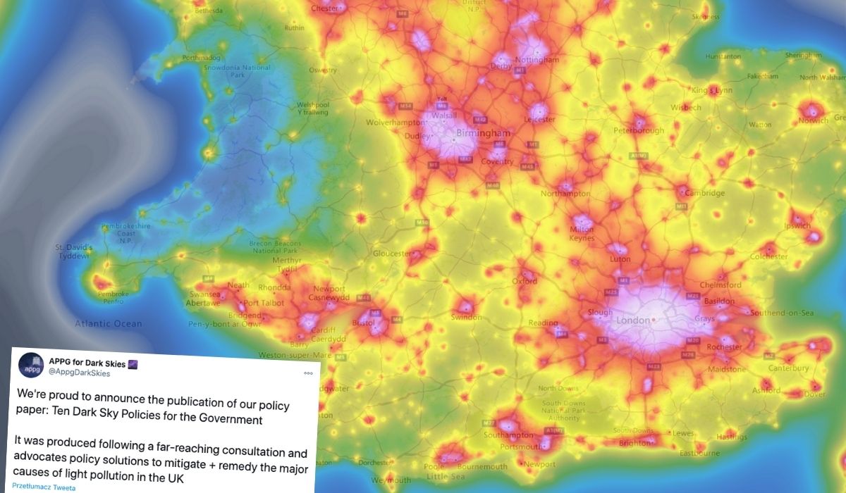 UK: parlamentarzyści chcą, żeby rząd zajął się problemem zanieczyszczenia światłem i zbadał, co by tu zgasić