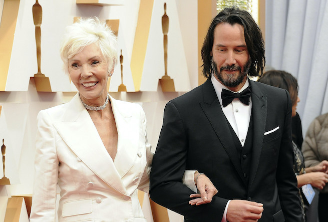 Keanu Reeves wziął na rozdanie Oscarów mamę, ponieważ oczywiście, że tak zrobił