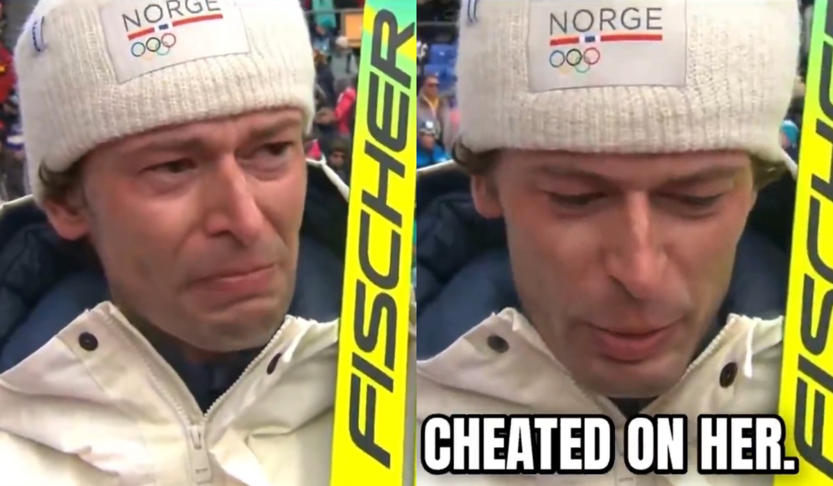 Norweski biathlonista zalał się łzami i wyznał, że zdradził dziewczynę, która była jego prawdziwym złotem