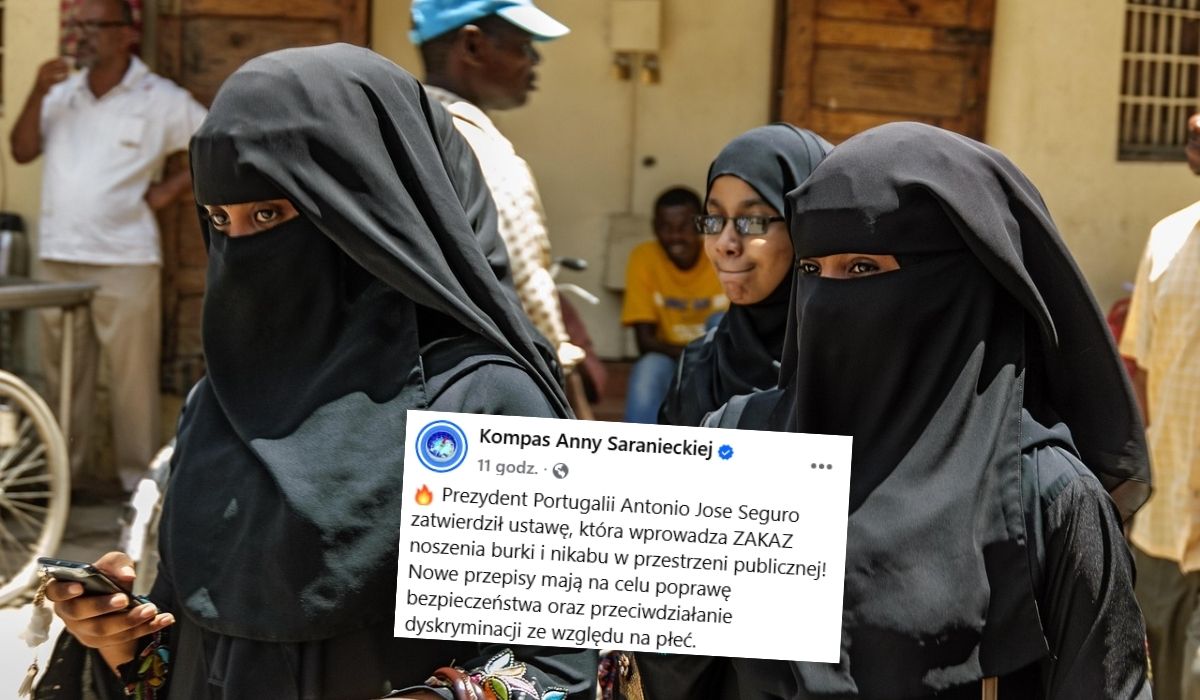 Portugalia wprowadza ustawę, która zakazuje używania w miejscach publicznych burki i nikabu