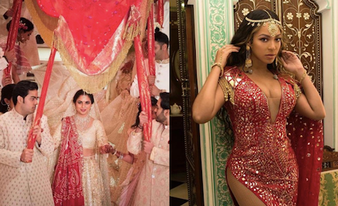 Indie: córka miliardera wzięła ślub z synem miliardera. Wśród gości Beyonce i Hillary Clinton