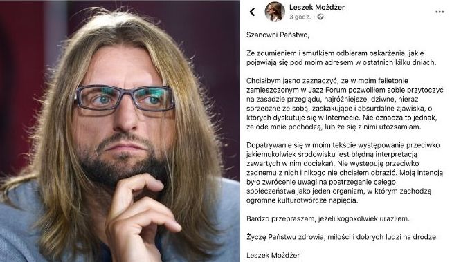 Leszek Możdżer dziwi się, że promowane przez niego poglądy są mu przypisywane