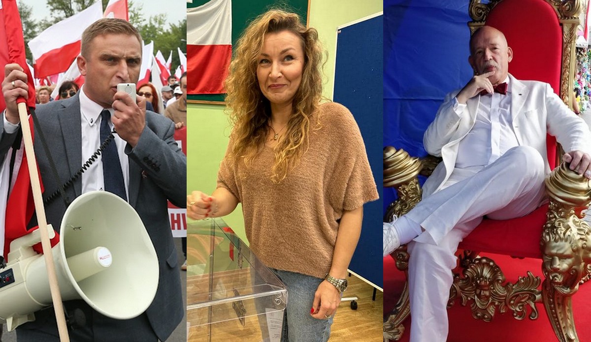 Pawłowska, Bąkiewicz i Korwin poza Sejmem, Mejza i Giertych z mandatami