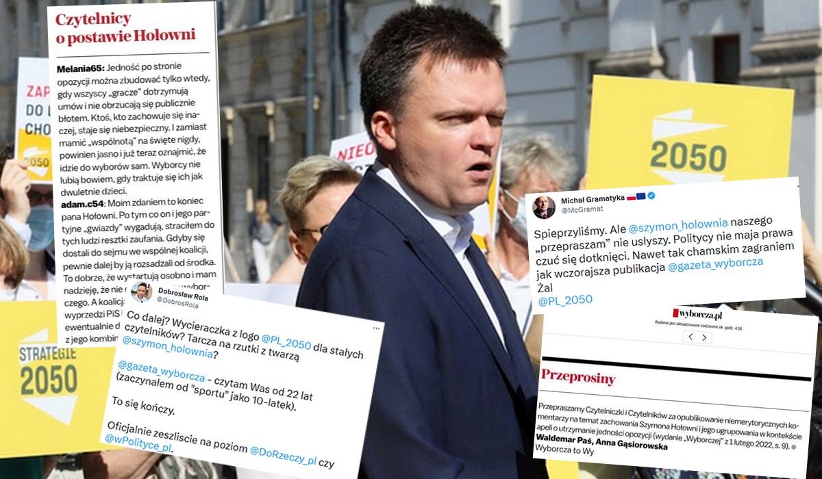 Czytelnicy i byli pracownicy Gazety Wyborczej zażenowani atakami na Hołownię: "poziom Do Rzeczy albo wPolityce"