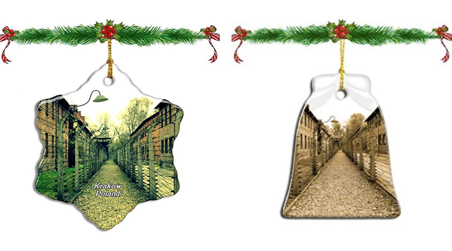 Ozdoby świąteczne ze zdjęciami z Auschwitz jednak usunięte z Amazona