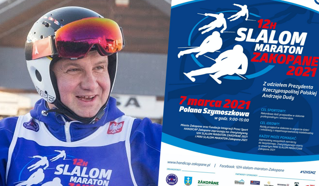Prezydent ponownie zajmie stanowczo stanowisko i wystartuje w maratonie narciarskim 