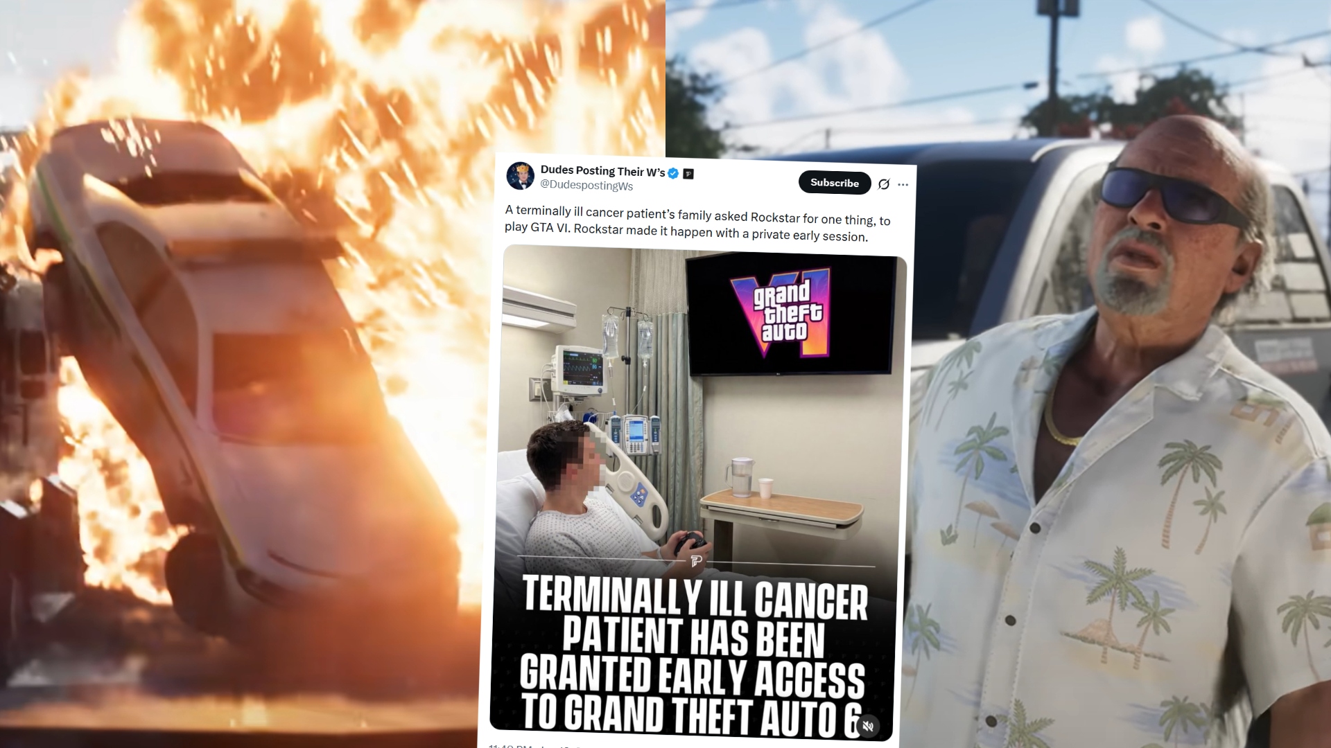 Śmiertelnie chory fan GTA dostał możliwość zagrania przedpremierowo w kolejną część serii