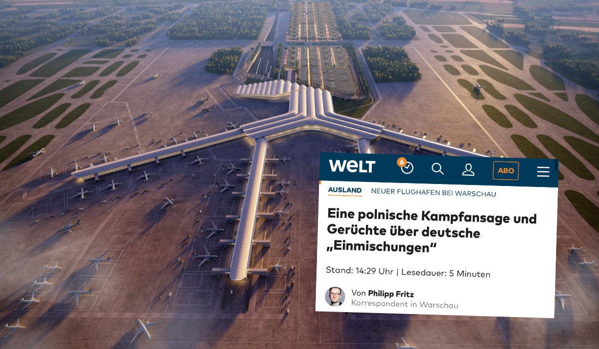 Die Welt narzeka na CPK: to wypowiedzenie wojny niemieckiemu biznesowi, który i tak ma ciężko