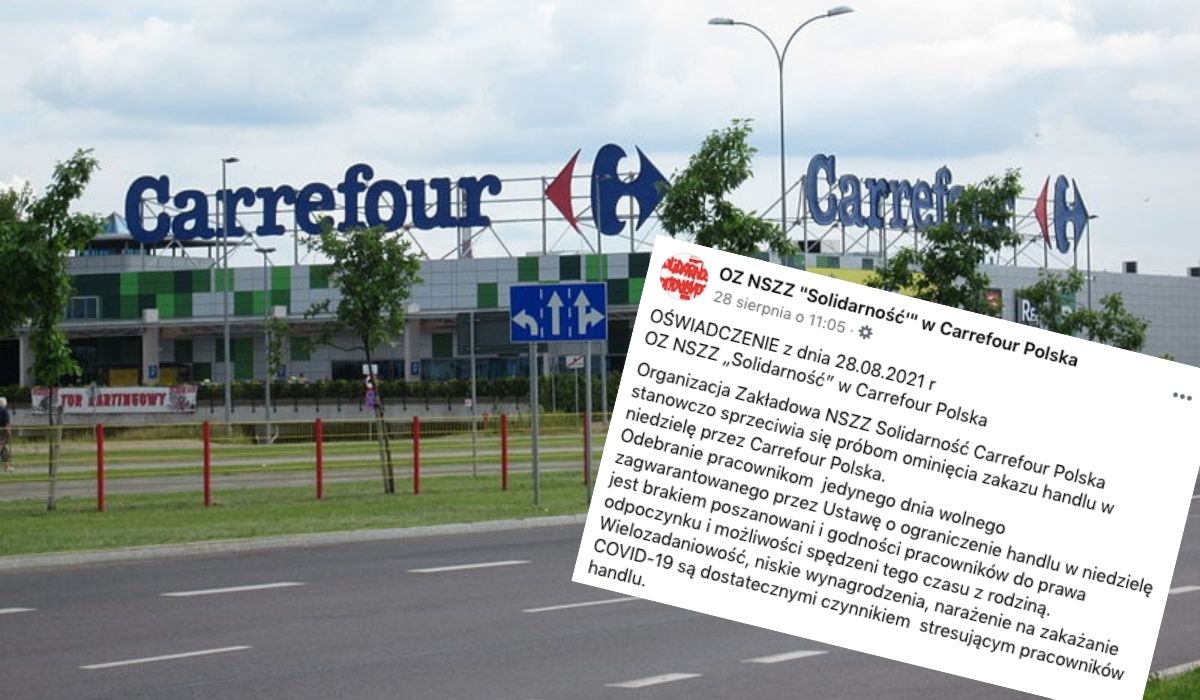 Carrefour chce być otwarty w niedzielę, a pracownicy Carrefoura nie chcą i się buntują