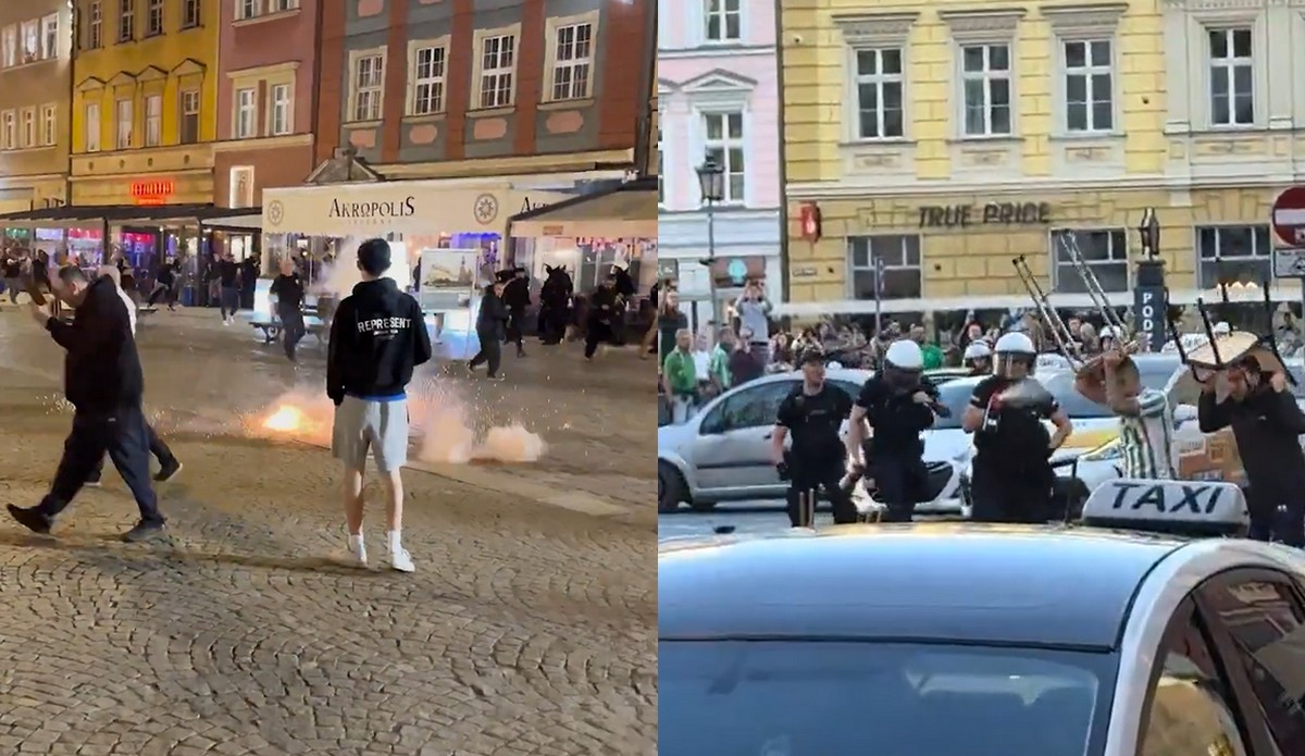 Wrocław: trafili na siebie kibice zwaśnionych drużyn, więc narobili trzody dla wszystkich dookoła