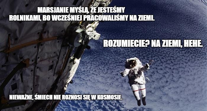 NASA rozważa, czy nie trzeba wysłać na Marsa jakiegoś śmieszka