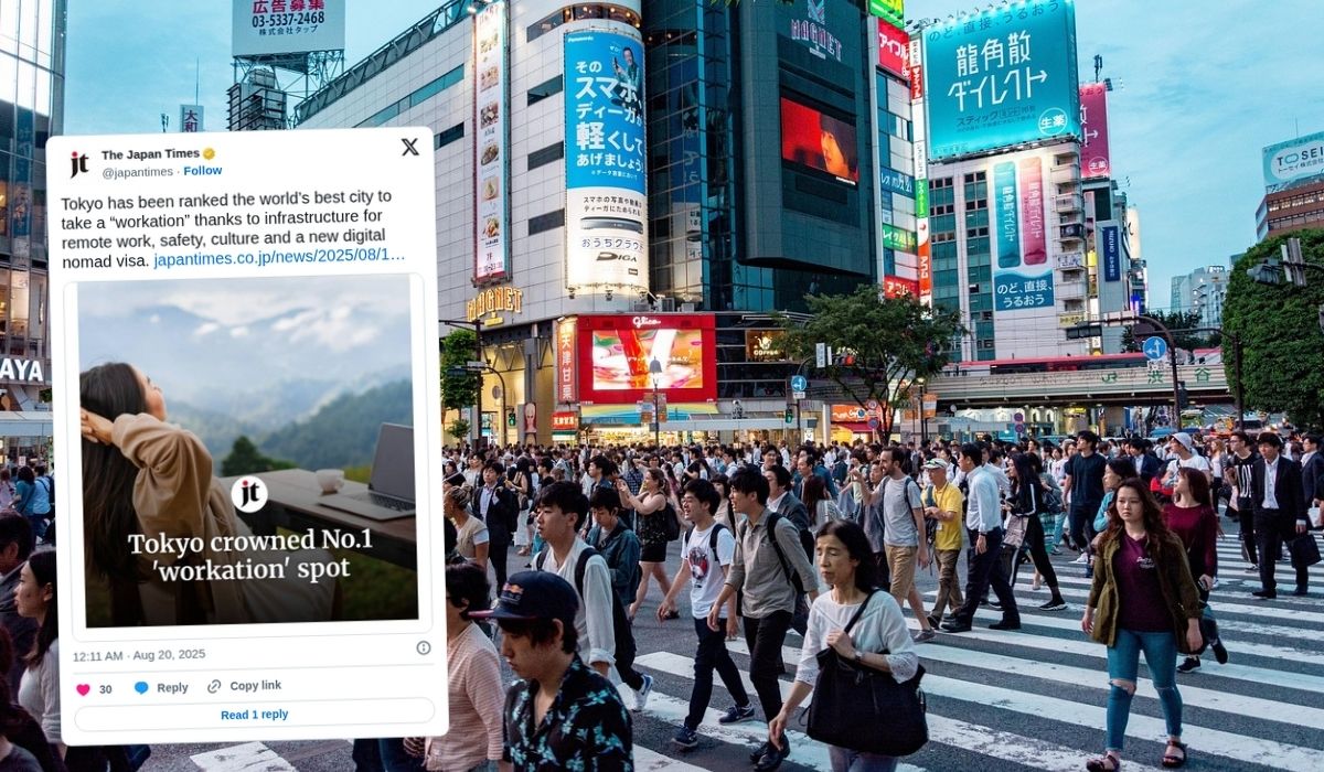 Tokio światową stolicą cyfrowych nomadów i "pracy z domu"