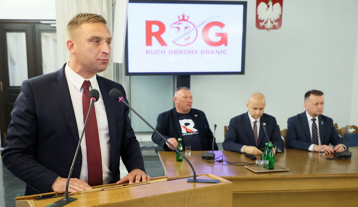 Bąkiewicz z zarzutem znieważenia funkcjonariuszy Straży Granicznej i Żandarmerii Wojskowej