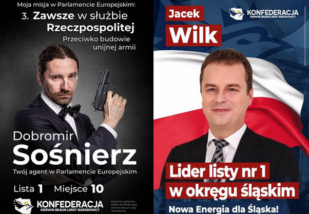 Poseł Jacek Wilk (Konfederacja) sabotował europosła Dobromira Sośnierza (też Konfederacja)