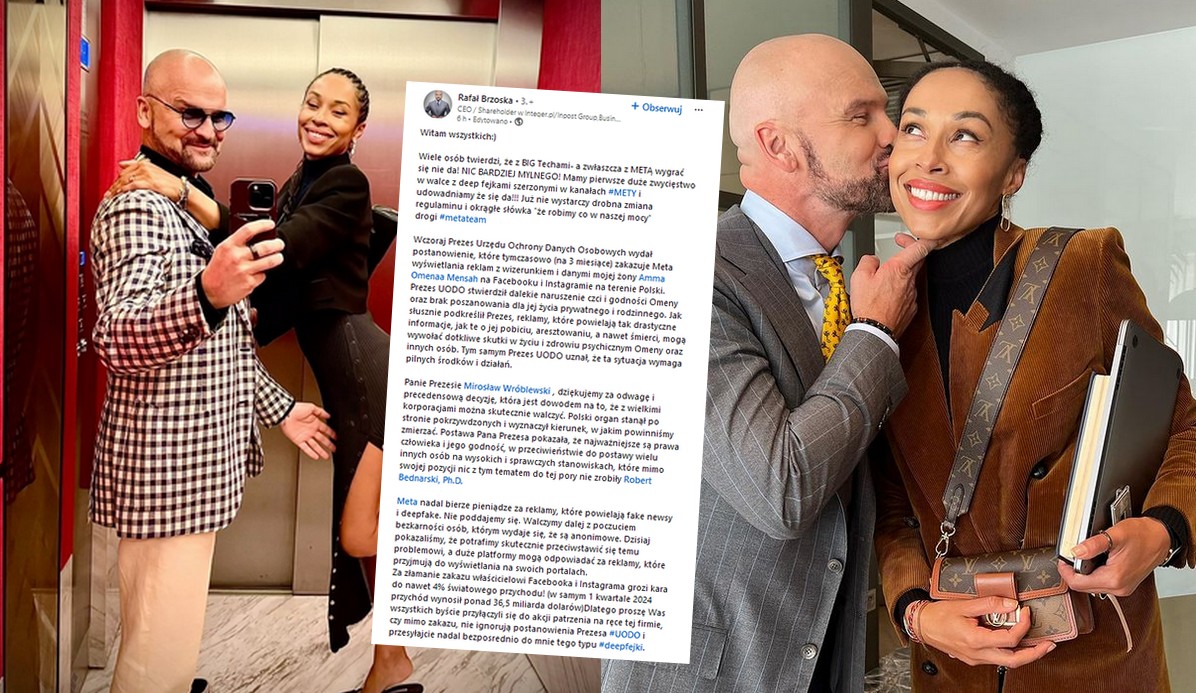 Brzoska chwali się wygraną z Facebookiem w sprawie wyświetlania reklam z wizerunkiem Omeny Mensah