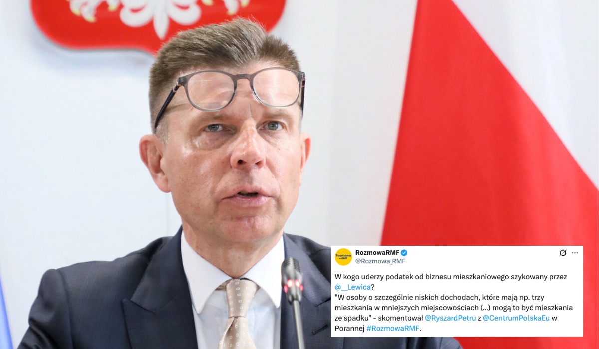 Ryszard Petru zaniepokojony losem osób o niskich dochodach, które mają trzy mieszkania
